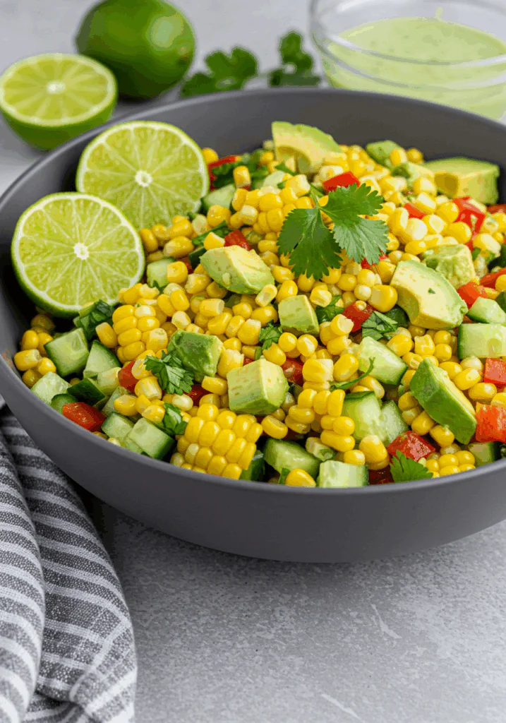 Corn Salad with Easy Lime Vinaigrette