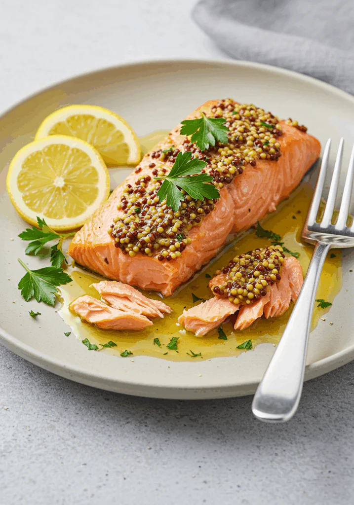 Honey Mustard Baked Salmon