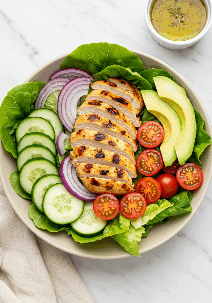 Grilled Chicken Avocado Salad