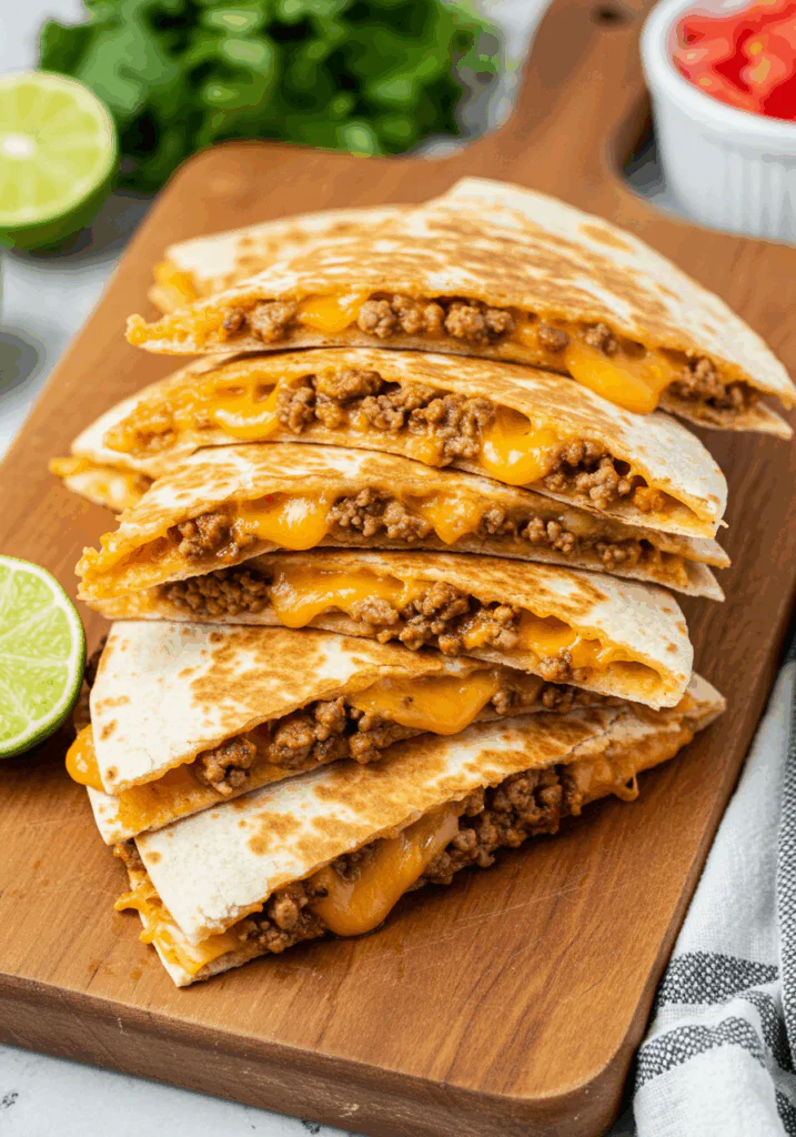 Ground Beef Quesadillas