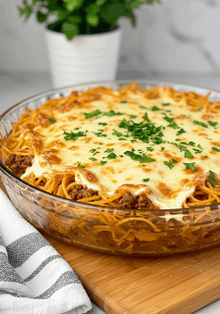 Easy Spaghetti Pie