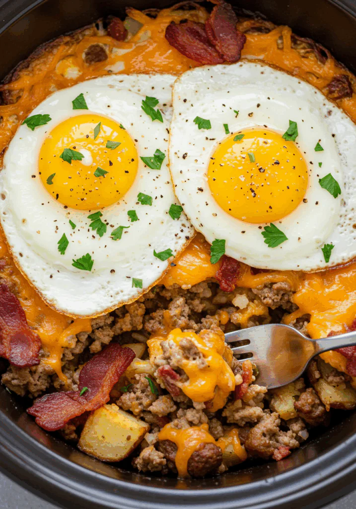 Mountain Man Crock Pot Breakfast