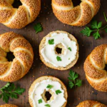 Fluffy Cottage Cheese Almond Flour Bagel