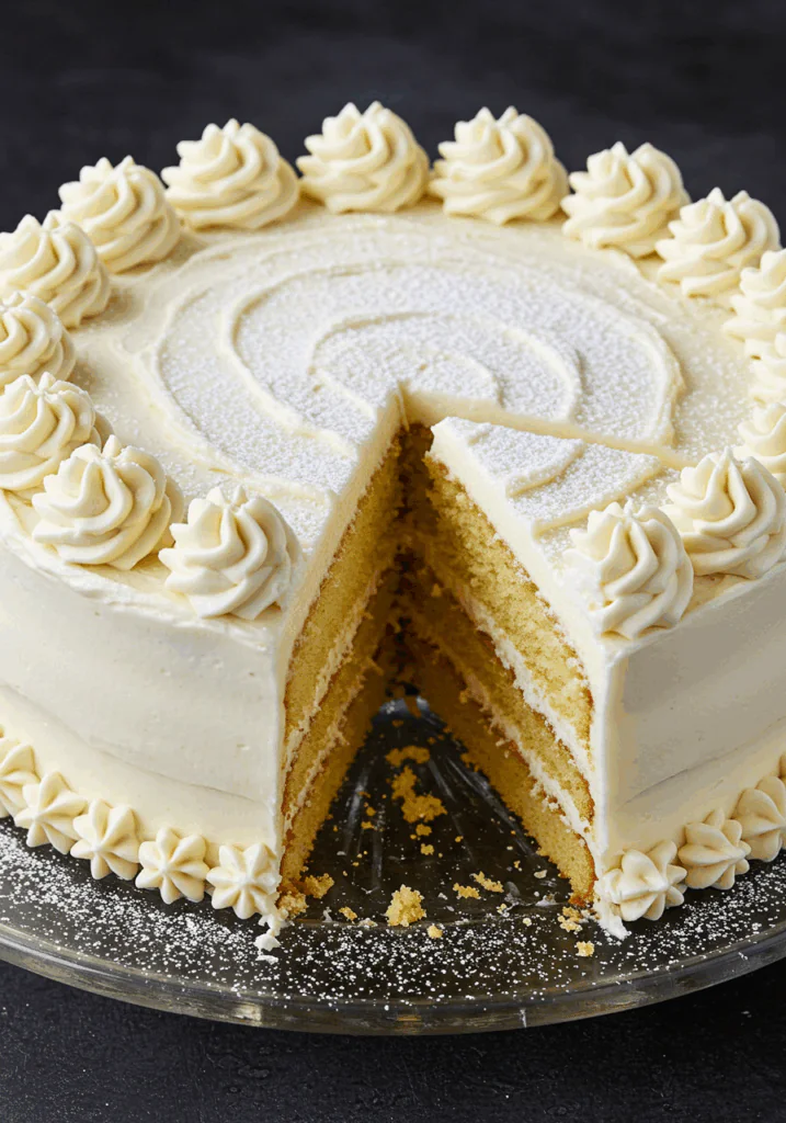 Snowy Bavarian Bliss Cake