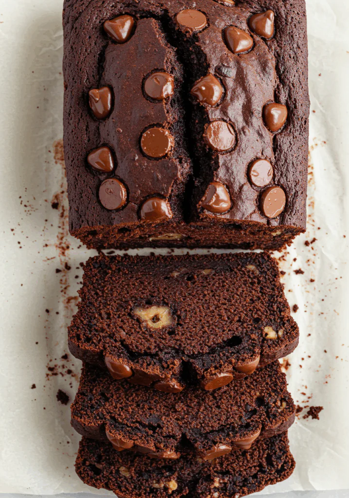 Hot Fudge Brownie Bread