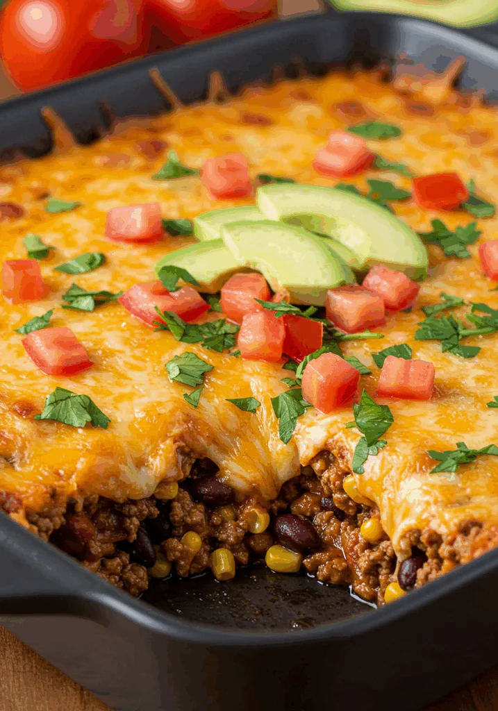 Taco Hashbrown Casserole
