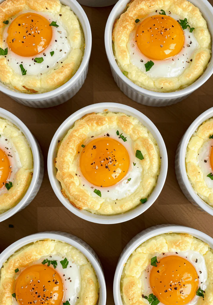 Baked Cottage Cheese Eggs