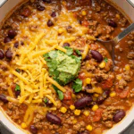 Cheesy Enchilada Chili