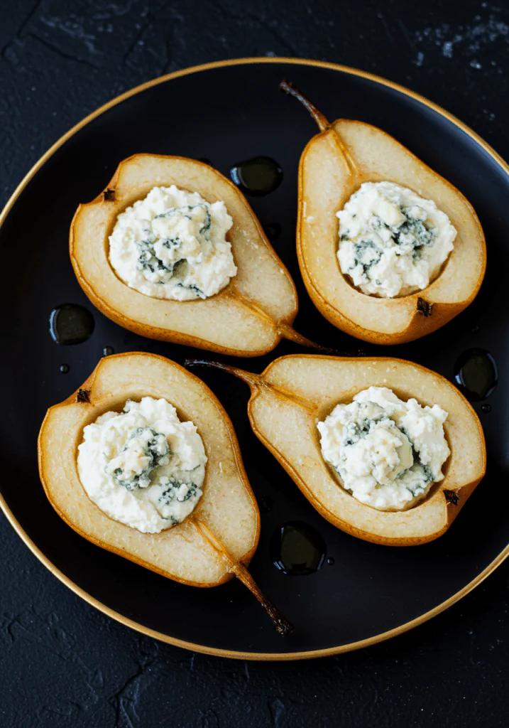 Elegant Blue Cheese Stuffed Pears