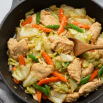 Chinese Chicken Cabbage Stir Fry