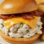 Crock-Pot Ranch Chicken Sandwiches