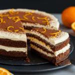Chocolate Orange Cheesecake Layer Cake