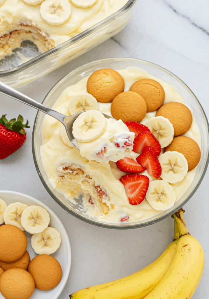 Strawberry Banana Pudding