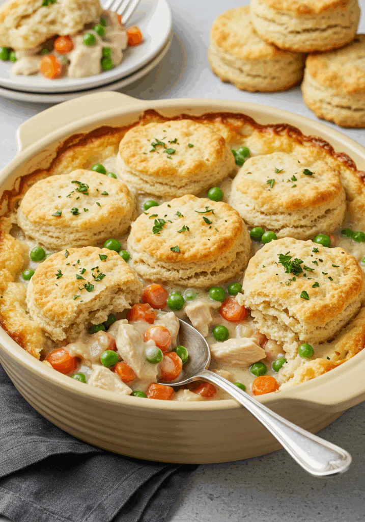 Easy Slow Cooker Chicken Pot Pie
