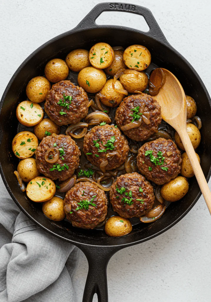 Salisbury Steak & Potato Skillet
