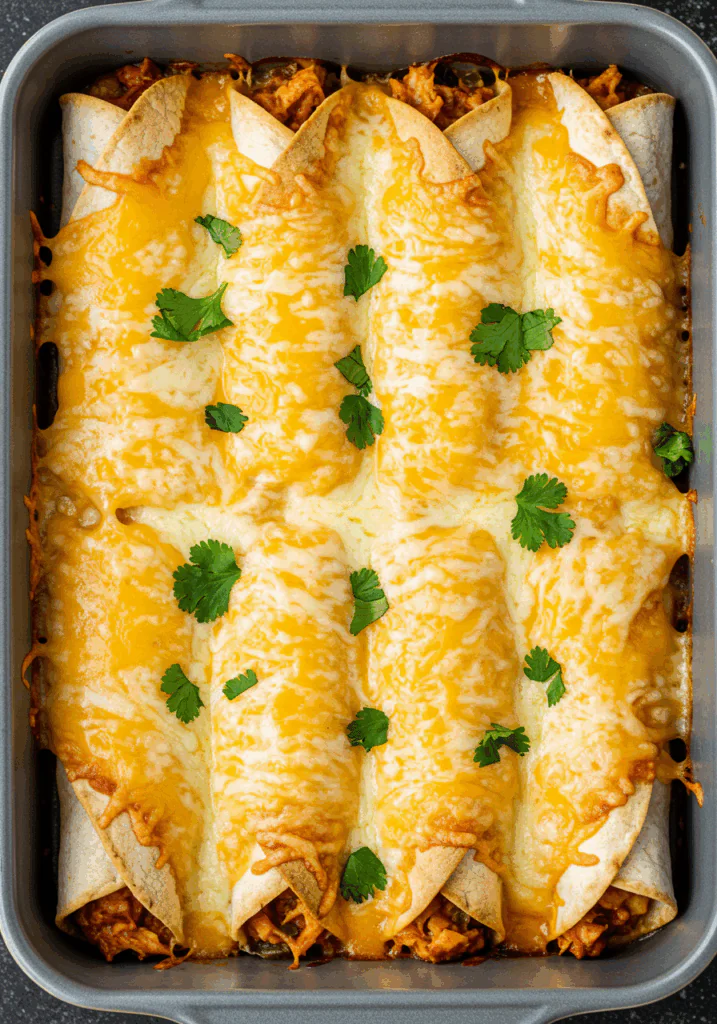 Baked Chicken Chimichangas