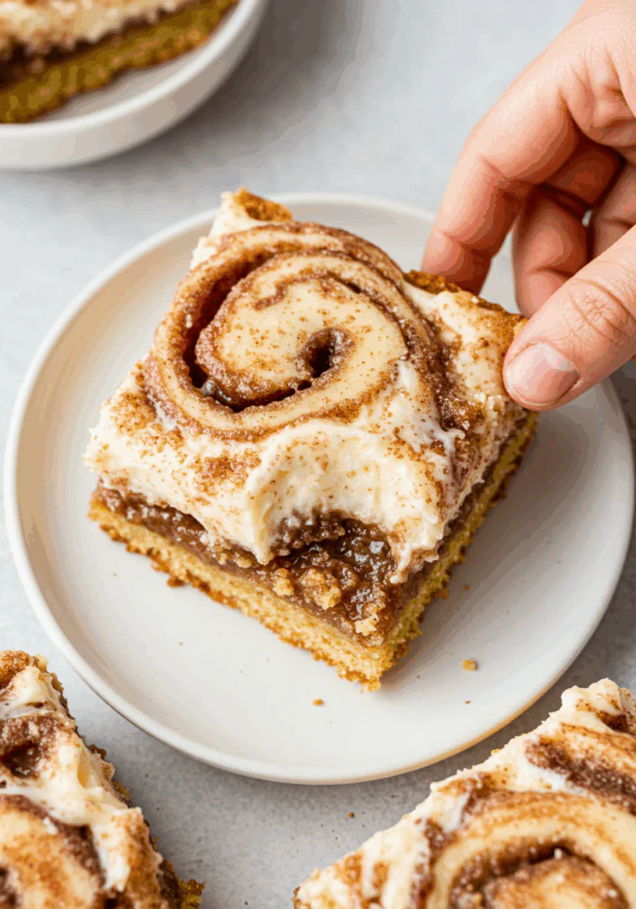 Cinnamon Roll Bliss Bars
