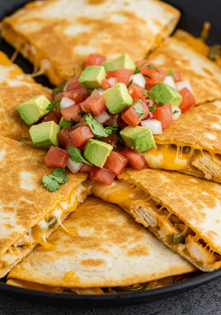 Chicken Fajitas Quesadillas