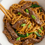 Sticky Beef Noodles