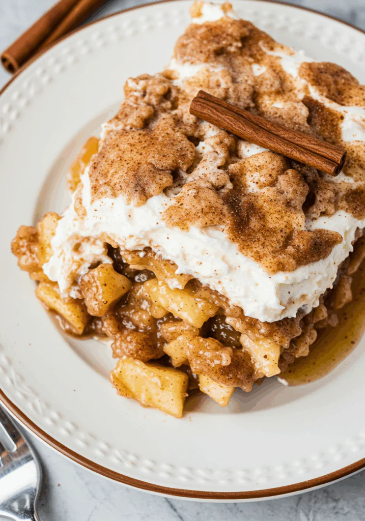 Apple Snickerdoodle Dump Cake