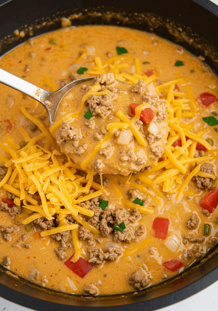Creamy Cheeseburger Soup