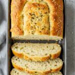 Rustic No Knead Rosemary Garlic Bread
