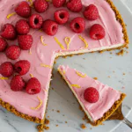 No-Bake Lemon Raspberry Cheesecake