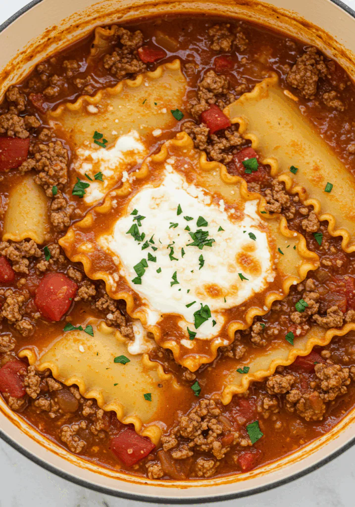 Lasagna Soup