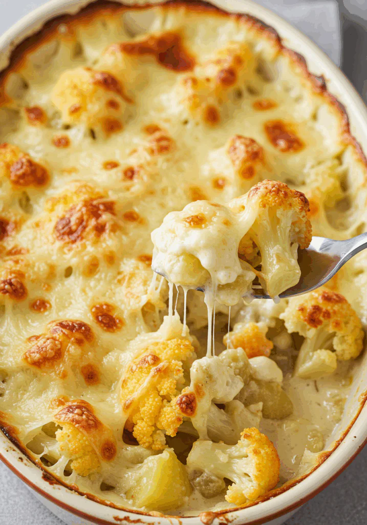 Queso Cauliflower Bake
