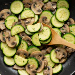 Low-Carb Sautéed Zucchini with Mushroom