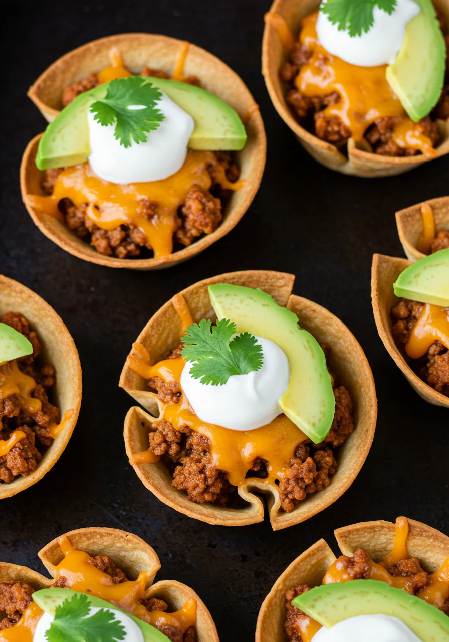 Easy Taco Cups