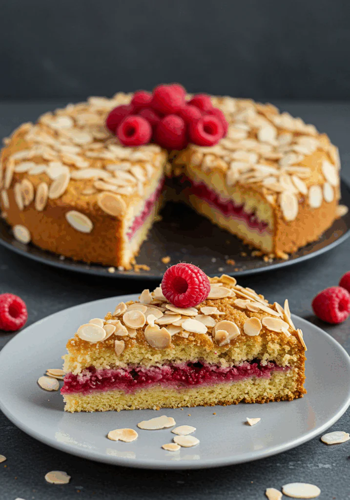 Almond Raspberry Cake