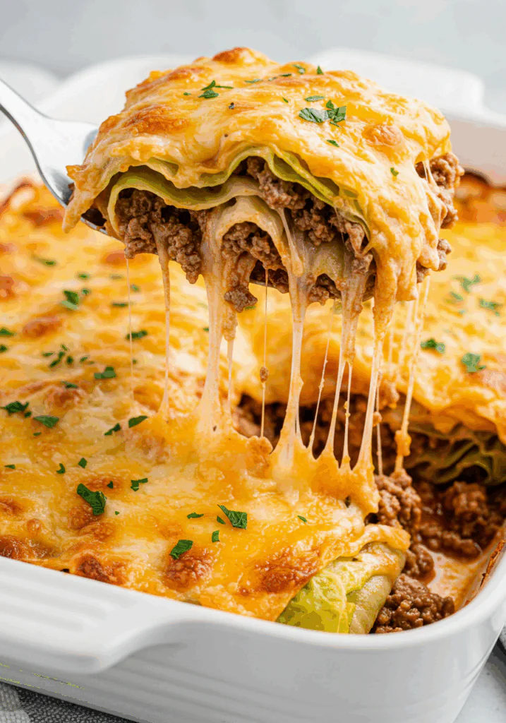 Italian Unstuffed Cabbage Roll Casserole