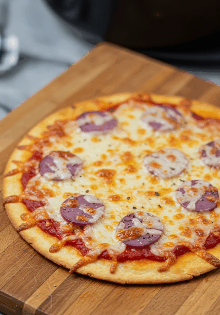 5 Minute Air Fryer Tortilla Pizza