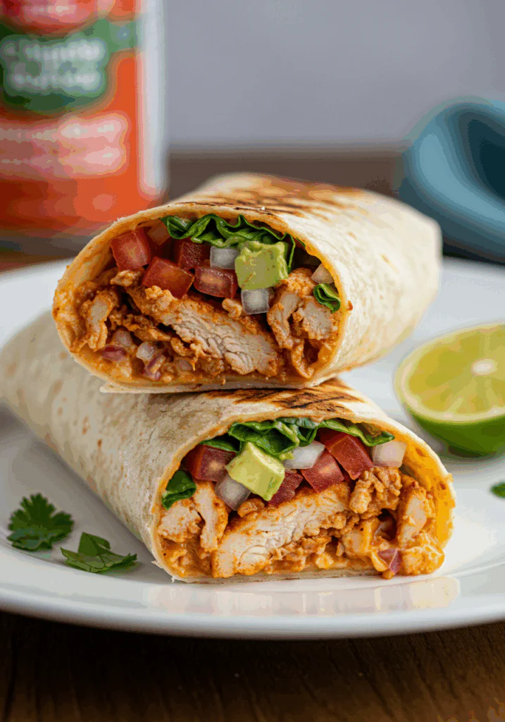 Chipotle Ranch Grilled Chicken Burrito