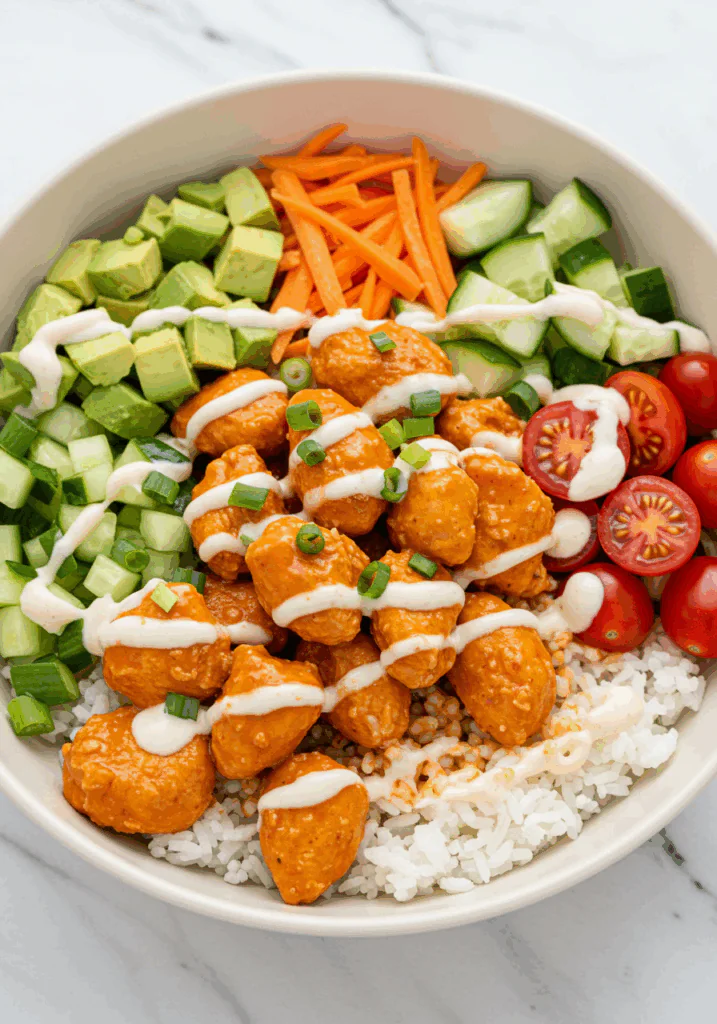 Easy Buffalo Chicken Bowls