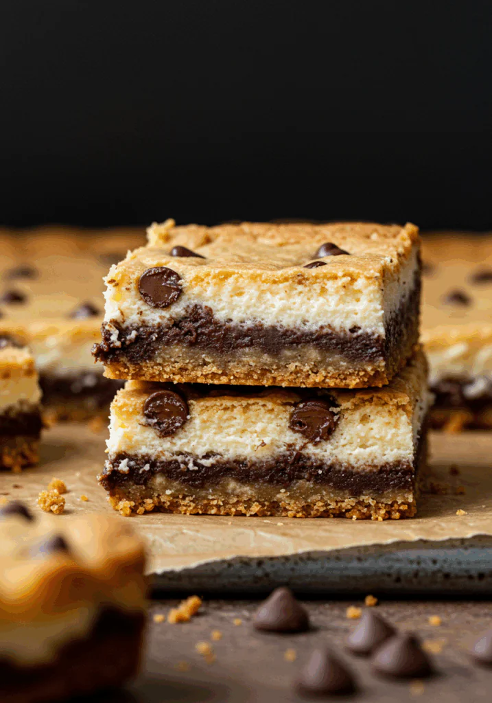 Chocolate Chip Cheesecake Bars