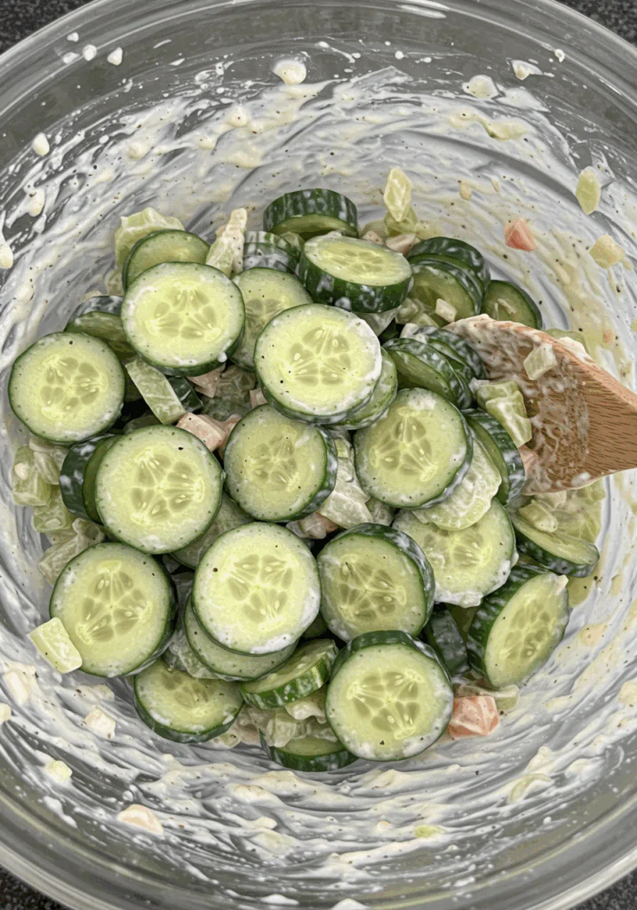 Jalapeno Popper Cucumber Salad