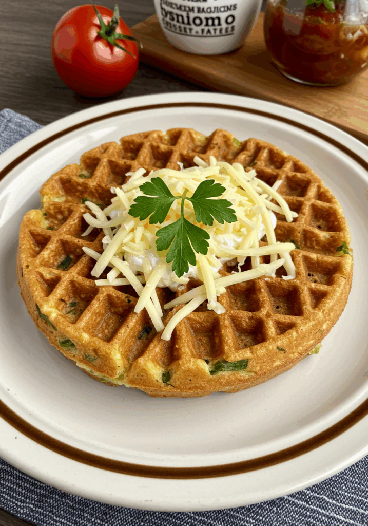 Low Carb Egg & Cheese Chaffle