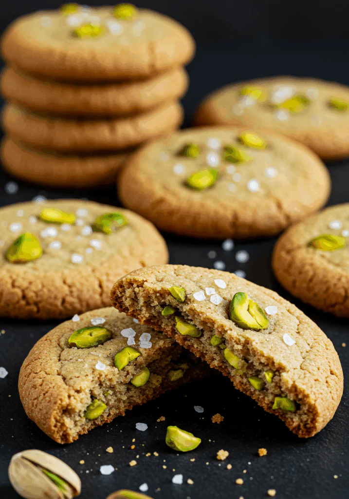 Salted Honey Pistachio Cookies