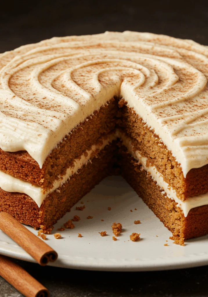 Chai Spice Cake with Cream Cheese Frosting