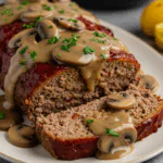 Meatloaf with Mushroom Gravy
