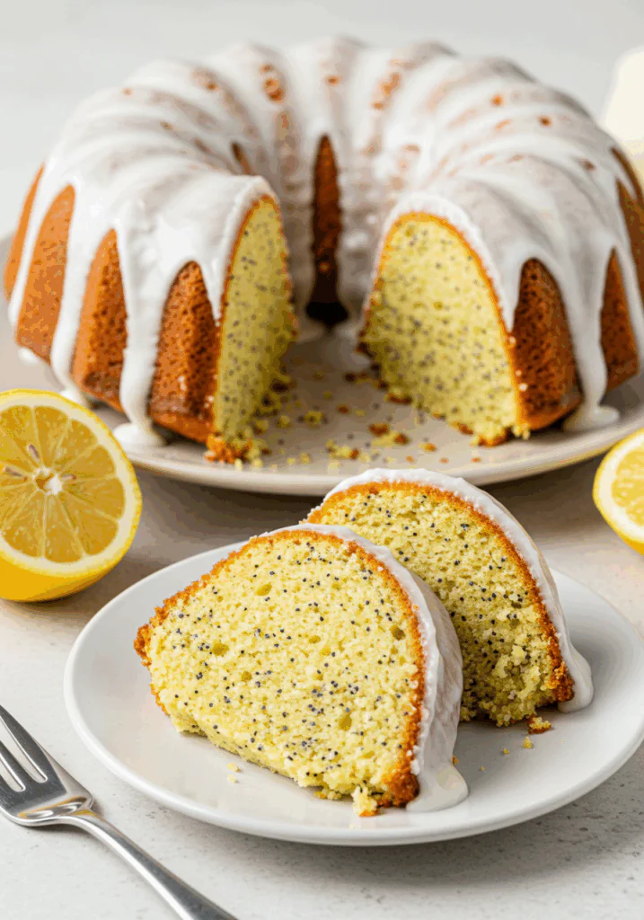 Moist Lemon Poppy Seed Cake