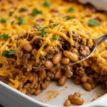 Ground Beef & Baked Bean Casserole