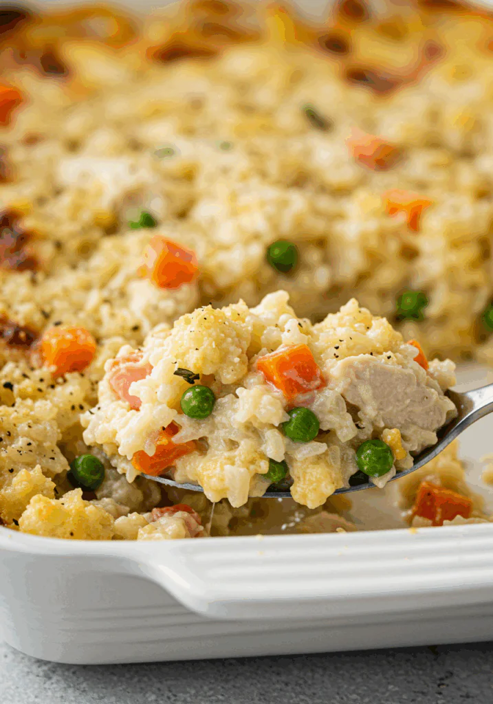 Healthy Chicken Cauliflower Rice Casserole