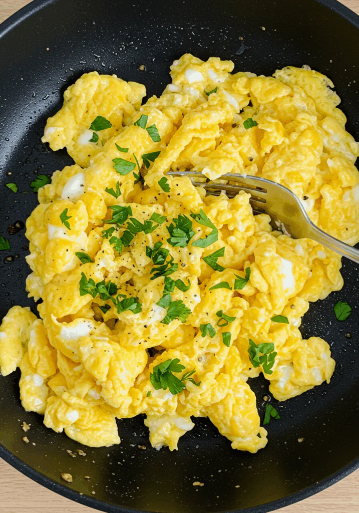 Creamy Boursin Scrambled Eggs