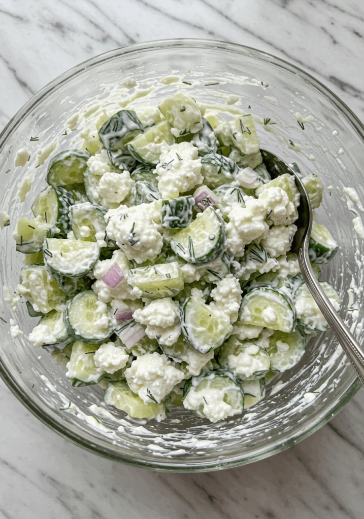 Cottage Cheese and Cucumber Salad