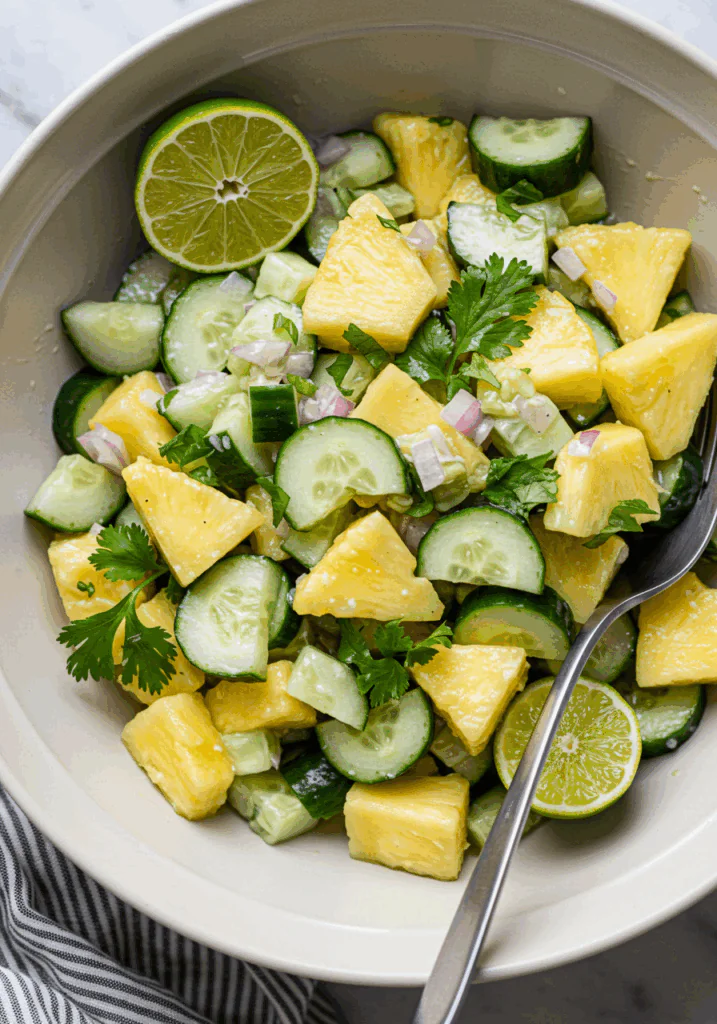 Pineapple Cucumber Salad