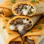 Keto Philly Cheesesteak Rolls
