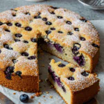 German Blueberry Cake (Blaubeerkuchen)